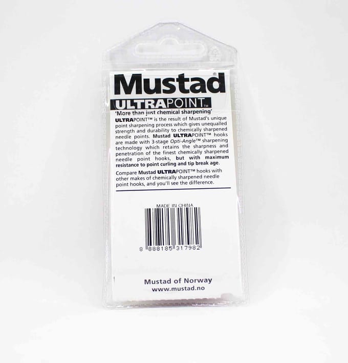 Vente Mustad 92554NP-NR-4-A12 Hameçons Big Red Suicide Ultra Point 4 (9213)