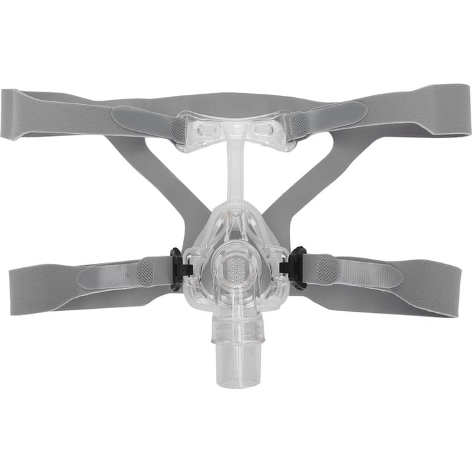 Ademmachine Gelaatsbeschermer Hoofdband Set Silicone Universele Ademmachine Accessoires gray