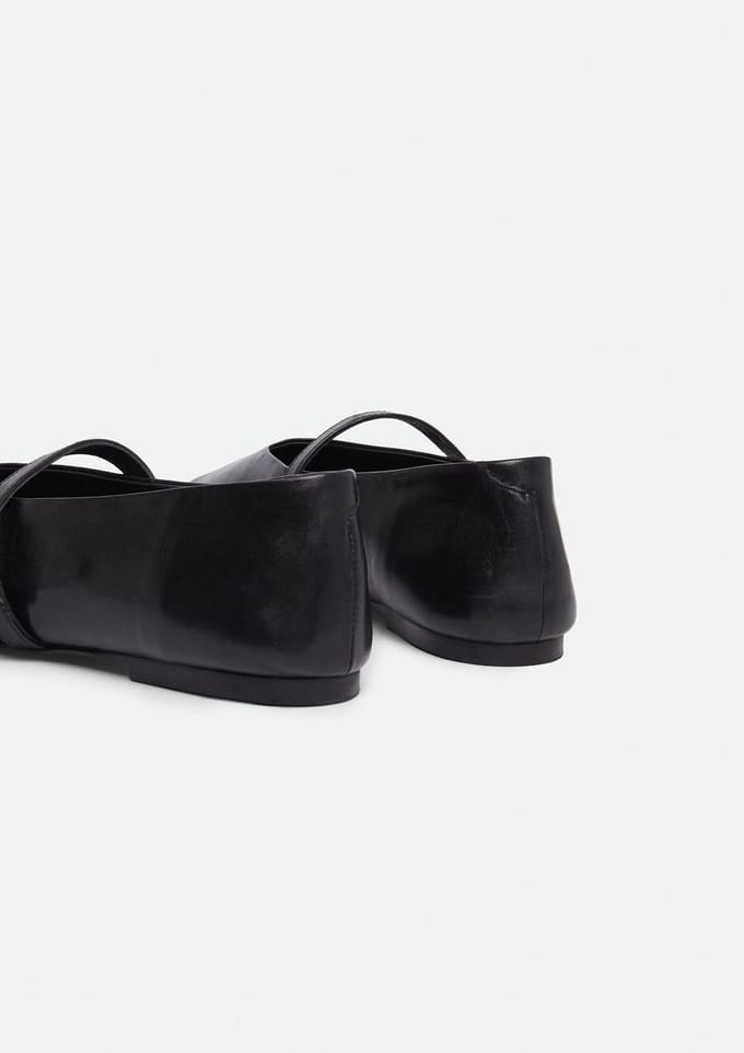 Leren Ballerina's Dames COMMA