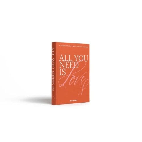 Printworks Fotoboek - All You Need is Love - Oranje