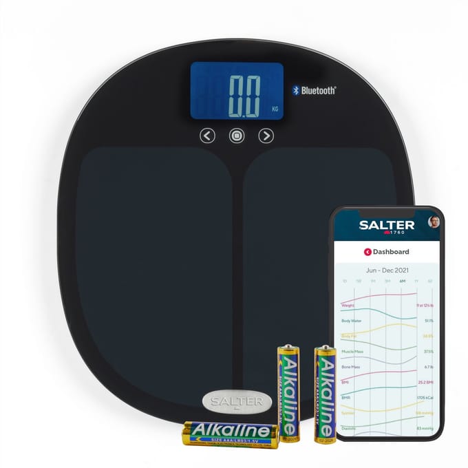 Salter Smart Analyzer Weegschaal – Gewicht/Vet/Water/Spier