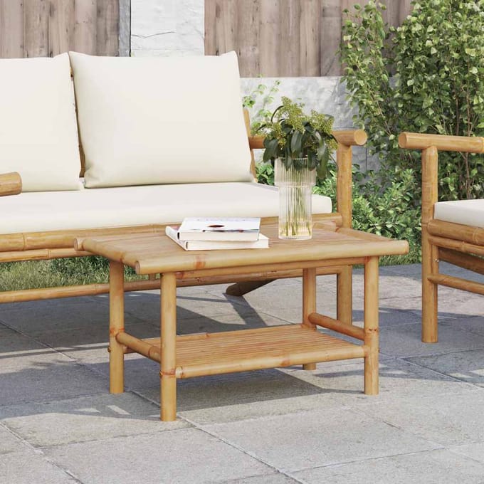 vidaXL - Salontafel - 70x40x35 - cm - bamboe