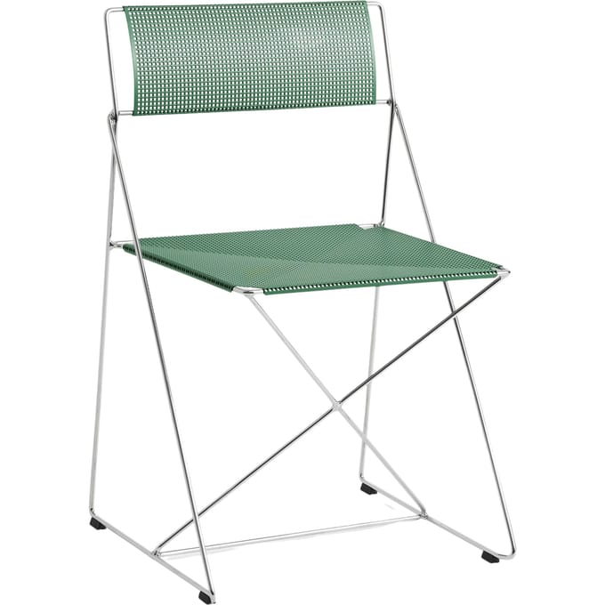 HAY X-Line stoel chroom - leek green