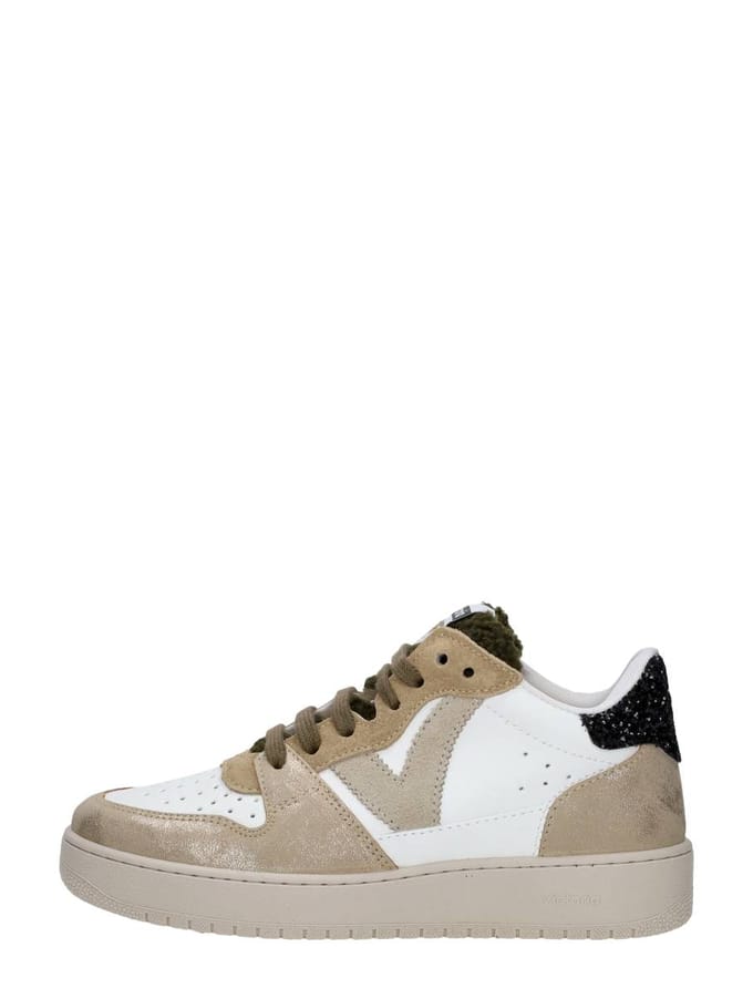 Victoria Sneaker - Vrouwen - Wit/beige - Maat 36