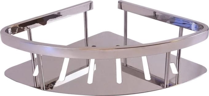 WillieJan Bad Doucherekje KD-30451 – Hoekbevestiging – Hoogwaardig RVS – Verchroomd