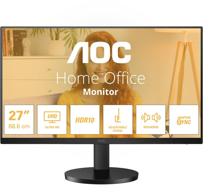 AOC U27B3AF - 4K IPS Monitor - Verstelbaar - 27 inch