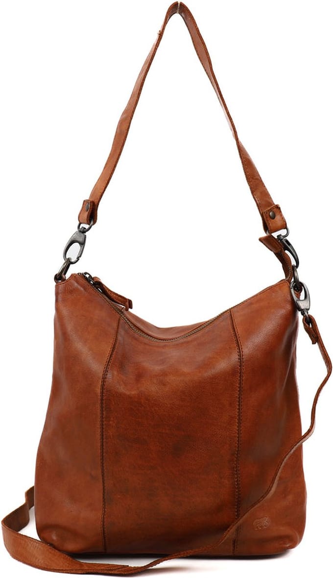 Bear Design Ava Medium Schoudertas Dames - Leer - Cognac