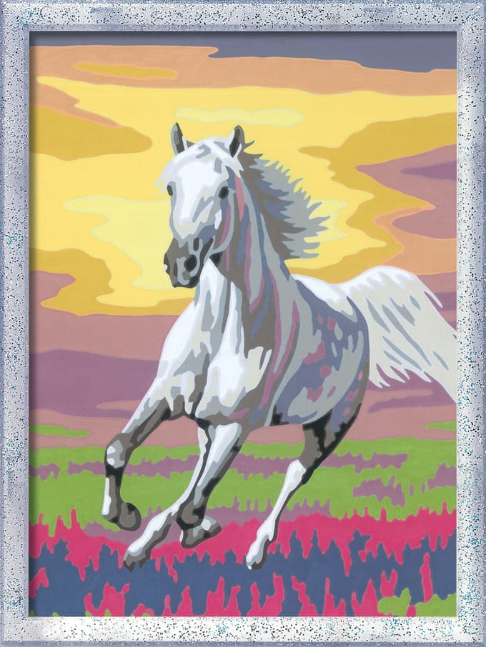 Ravensburger CreArt Horse at Sunset - Schilderen op nummer voor kinderen