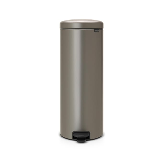 Brabantia Pedaalemmer Newicon - Staal - Platinum - 35.5x33x73.5cm - 30l