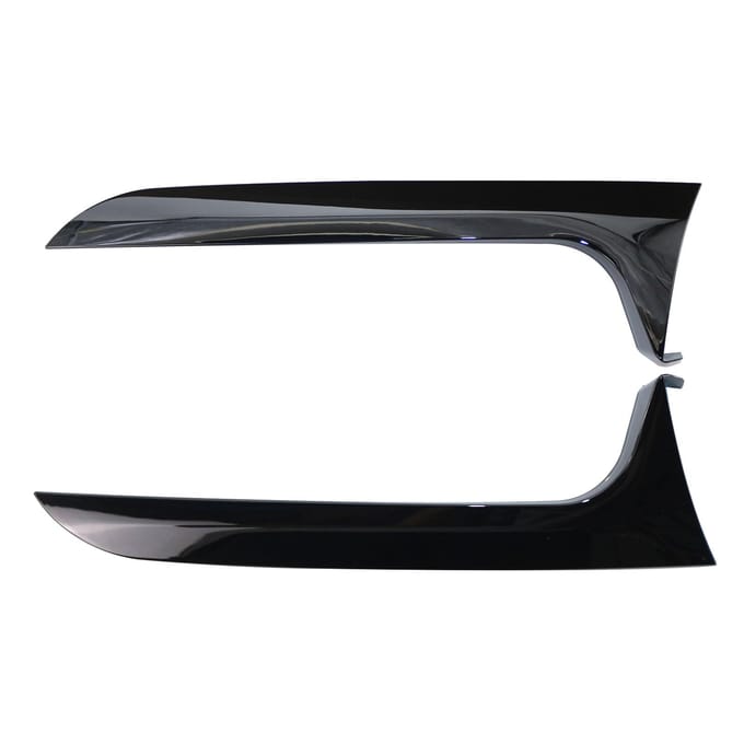 Vervanging van de achterruit-zijspoiler van de auto, de Canards Splitter voor de A6 C7 Allroad TDI zwart