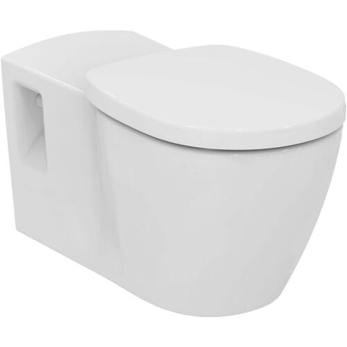 Ideal Standard Freedom wall-hung washdown WC, barrier-free and without flushing rim E819401