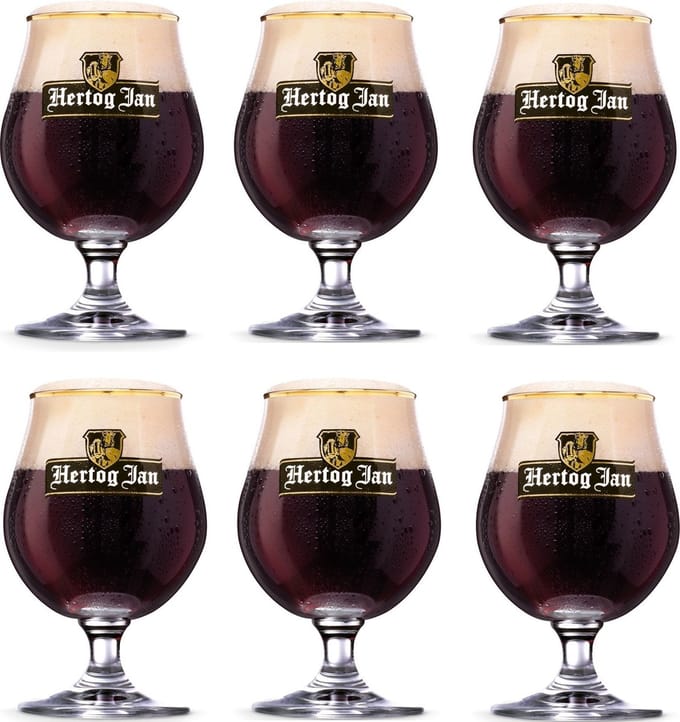 Hertog Jan - Speciaalbierglas op voet 250ml - 6 stuks