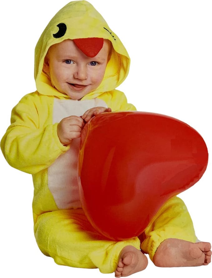 Chicken / Kuiken carnavalskleding baby verkleedkleding - Maat 80/86