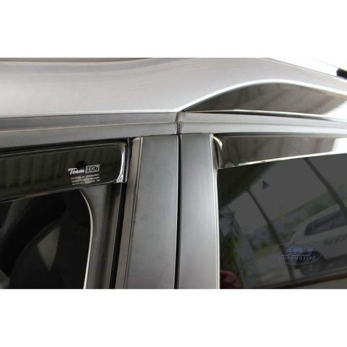 Déflecteurs d'air pour Peugeot 2008 2013-2018 4 pcs Fumé - Acrylique renforcé - Installation facile