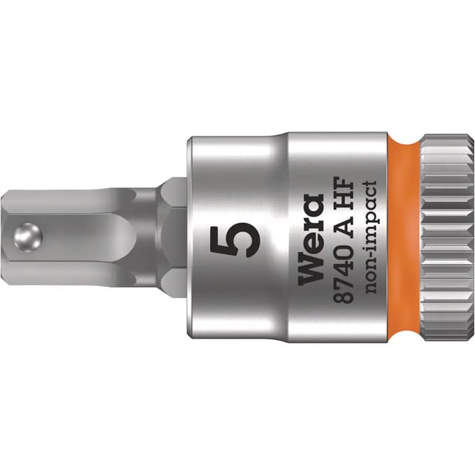 Wera 8740 A 05003337001 Inbus Dopsleutel-bitinzet Houderfunctie 6 mm 1/4 6 mm 1/4 (6,3 mm)