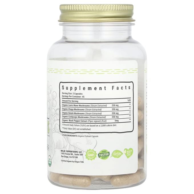 Paddenstoelen, 90 Capsules