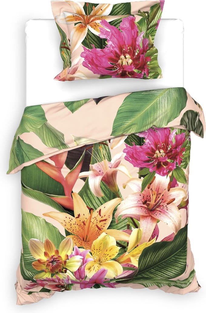 Heckett & Lane dekbedovertrek Reese (Multi)-140x200/220 cm