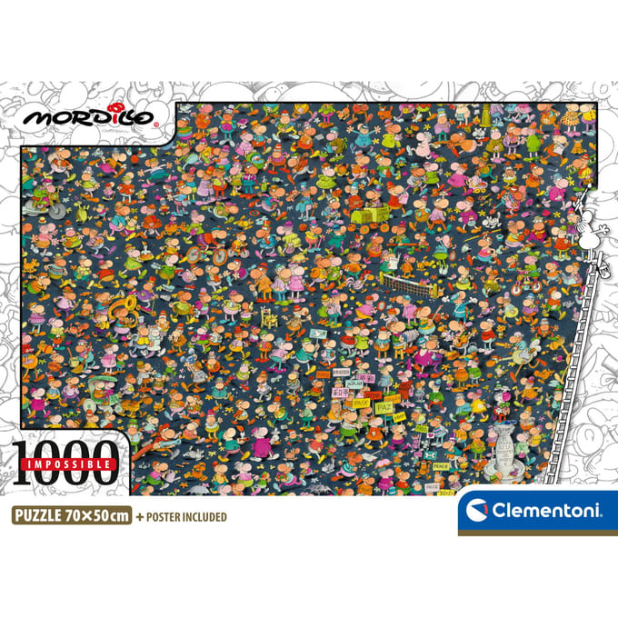 Top1Toys Clementoni Puzzel impossible mordillo