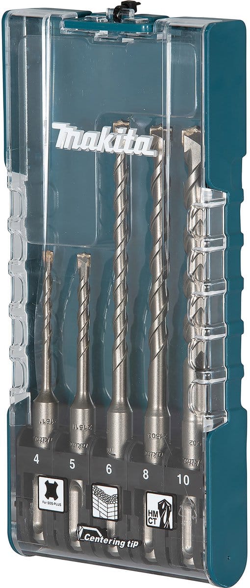Makita E-15718 Drill Bit Set - For Concrete Bricks - 5 pieces