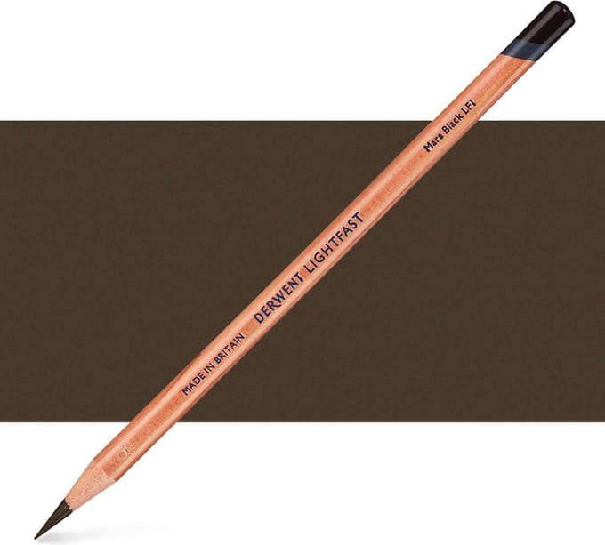 Derwent Lightfast Potlood - Mars Black LF1