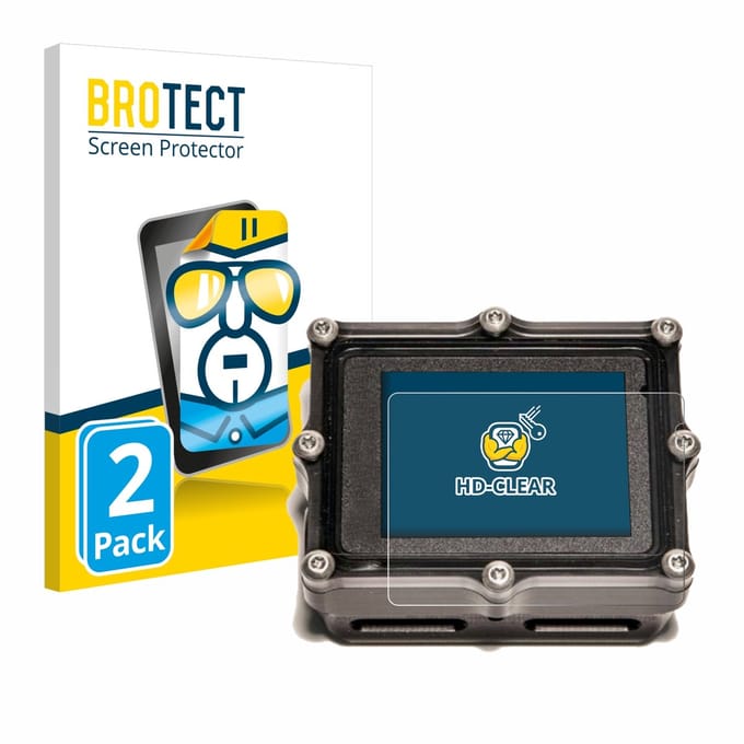 BROTECT - Screenprotector voor Shearwater Petrel 2 dive computer - Folie Beschermfolie transparant 2 Stuks
