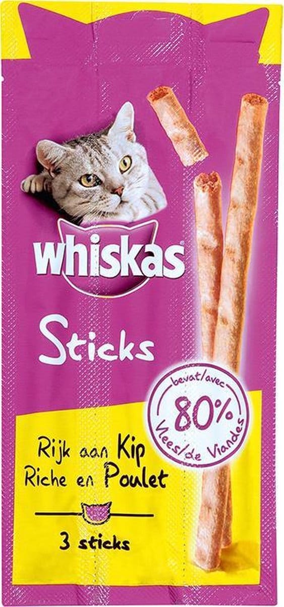Whiskas Sticks - Kip - Kattensnack - 40 g.