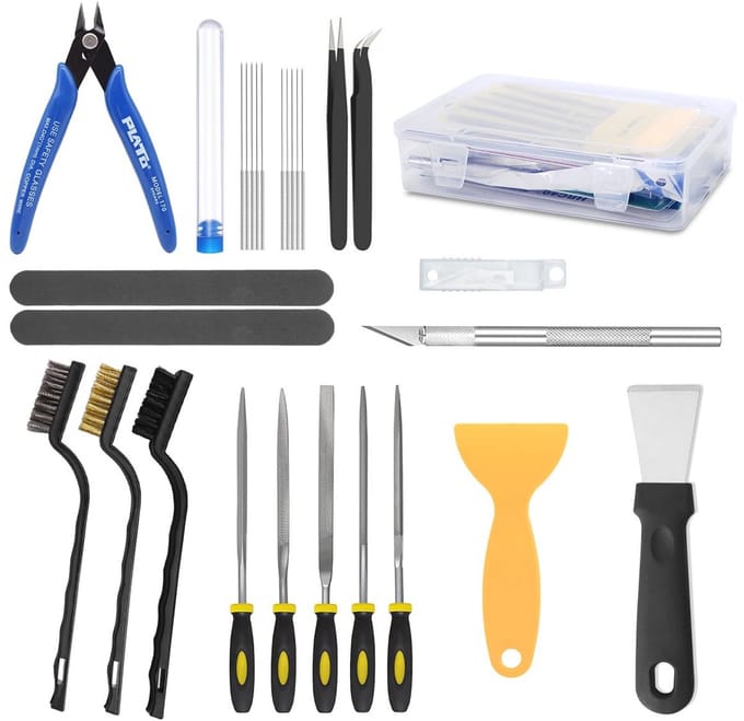Complete Gereedschapsset voor 3D-printers - Inclusief Schraper, Pincet, Snijder en Meer
