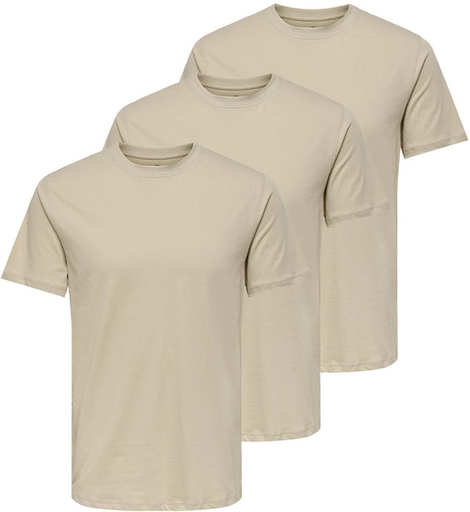 Only & Sons Heren t-shirt 3 pack MAX
