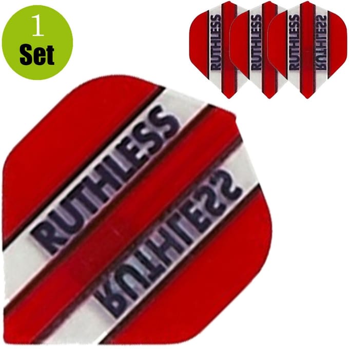 Ruthless Dart Flights - Rood- ()