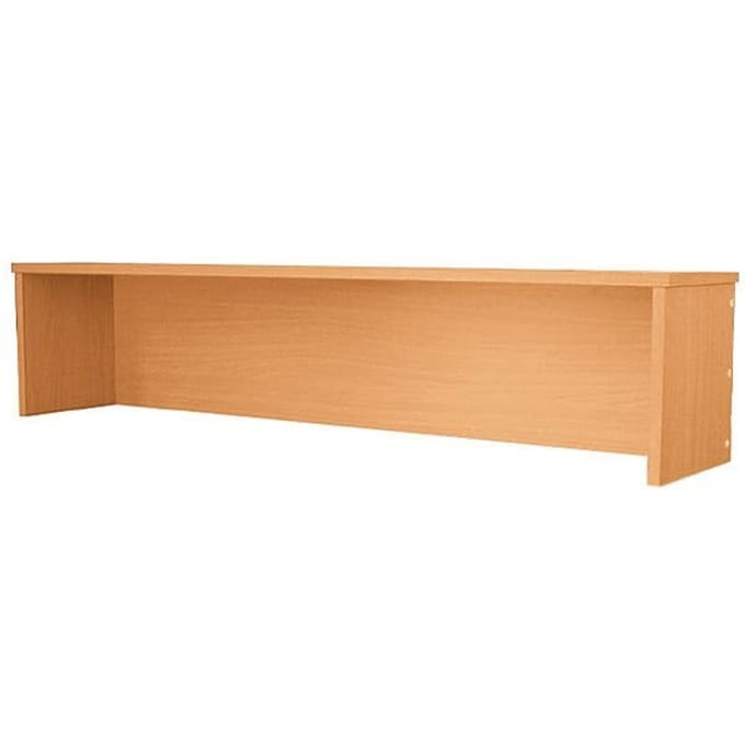 Balie-opzetstuk ULM, B 1200 x D 320 x H 350 mm, beukenpatroon