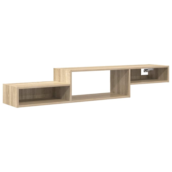 vidaXL - Wand - gemonteerd - TV - Kast - Muurmontage - Sonoma - Eiken