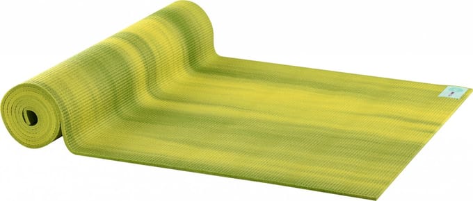 AKO Yin-Yang Deluxe Yogamat - 6 mm dik - 61x183cm - Groen/Geel