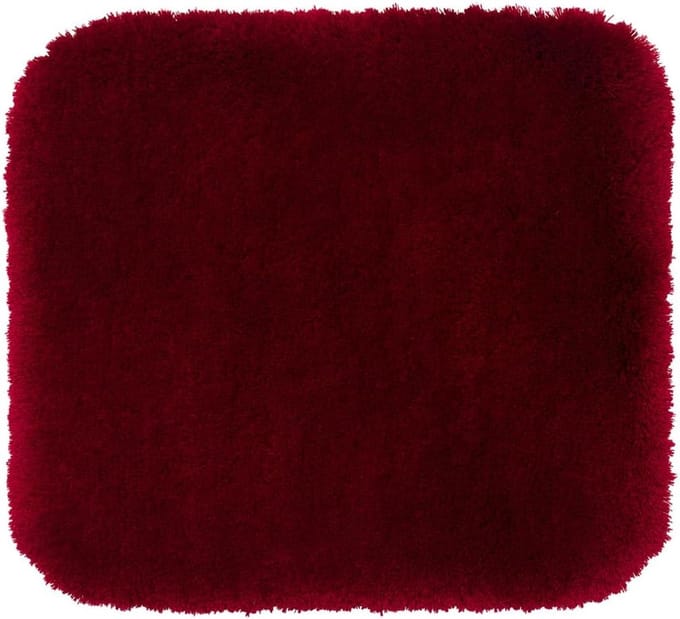 Badmat 50x45 cm - Antislip, 100% PES, Bordeaux