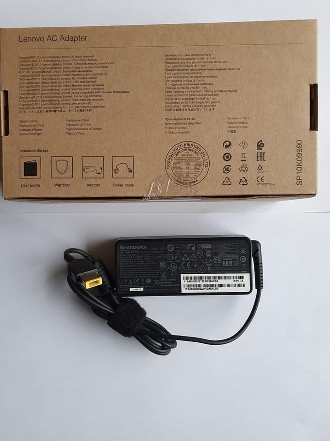 Lenovo 65W 3pin netvoeding & inverter Binnen