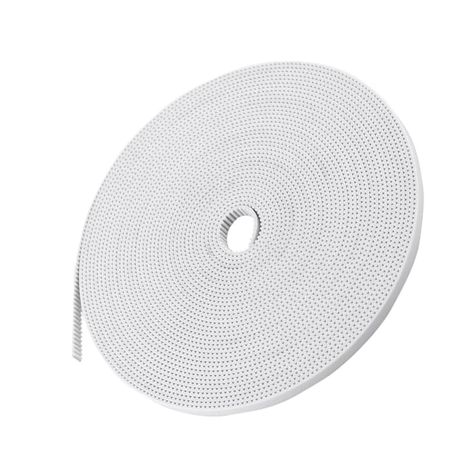10M witte open distributieriem, breedte 6 mm, PU met stalen kern, 3D-printeraccessoire white