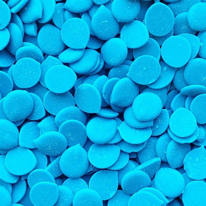 Tasty Me Candy Melts Drops - blauwe smeltchocolade - 330g