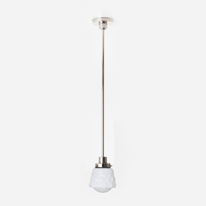 Hanglamp Weimar 20's Nikkel - Art Deco Trade