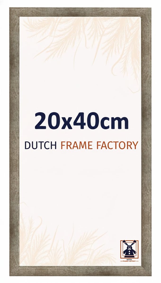 Fotolijst 20x40 cm - MDF - Metaal Vintage - Benno