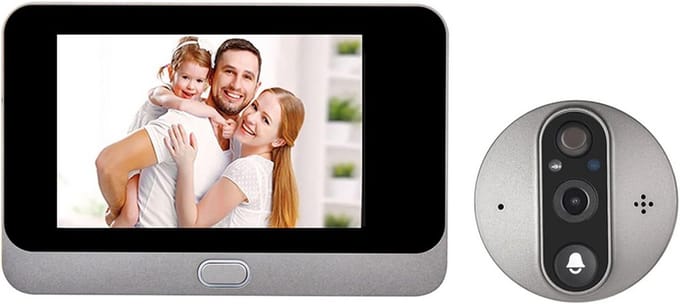 Draadloze Wifi Video Deurbel met 1080P Camera en 4.3 Inch Viewer