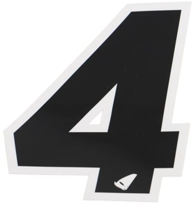 Autocollant stickers UFO pour Auto Numero 4 noir 130x100mm Neuf