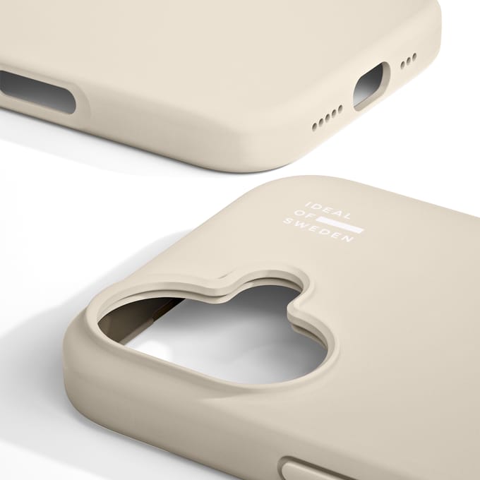 iDeal of Sweden Silicone Case geschikt voor MagSafe geschikt voor iPhone 17 - Cloud Dancer