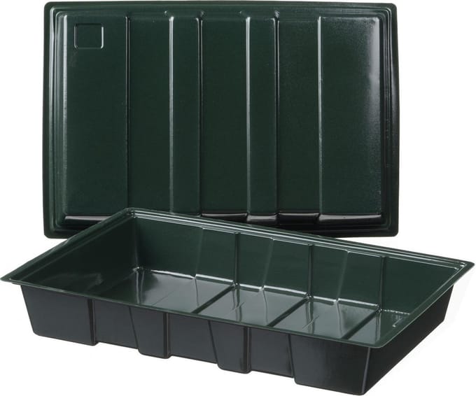 Nature Kweekbak - Polystyreen - Groen - 35 X 23,5 X 5,5 Cm - 5 Stuks
