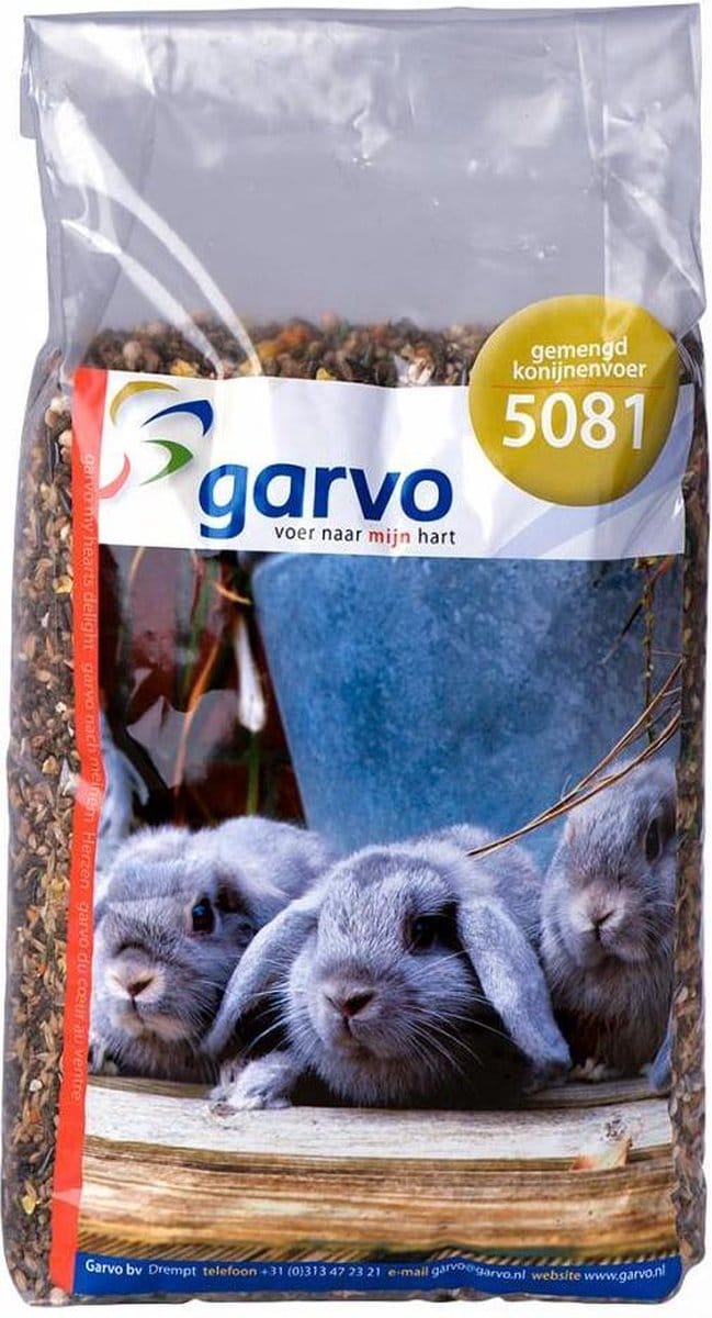 Garvo Gemengd konijnenvoer met wortel (5081) 4KG