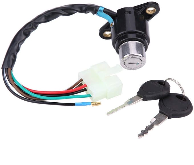 Dailygoods - Ignition Lock Cylinder voor CB/CM 400/450 - Startschakelaar met 2 Sleutels