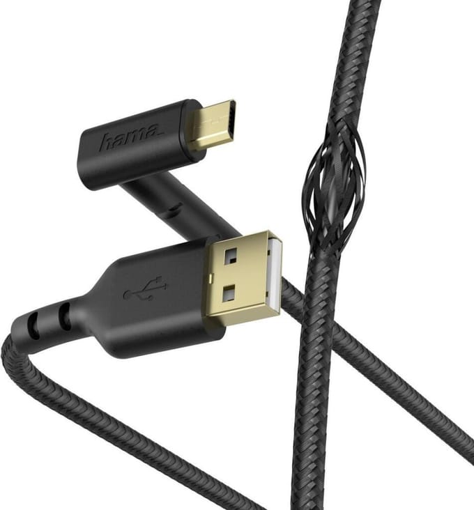 Hama Oplaad-/gegevenskabel, USB-A - micro-USB, 1,5 m, zwart