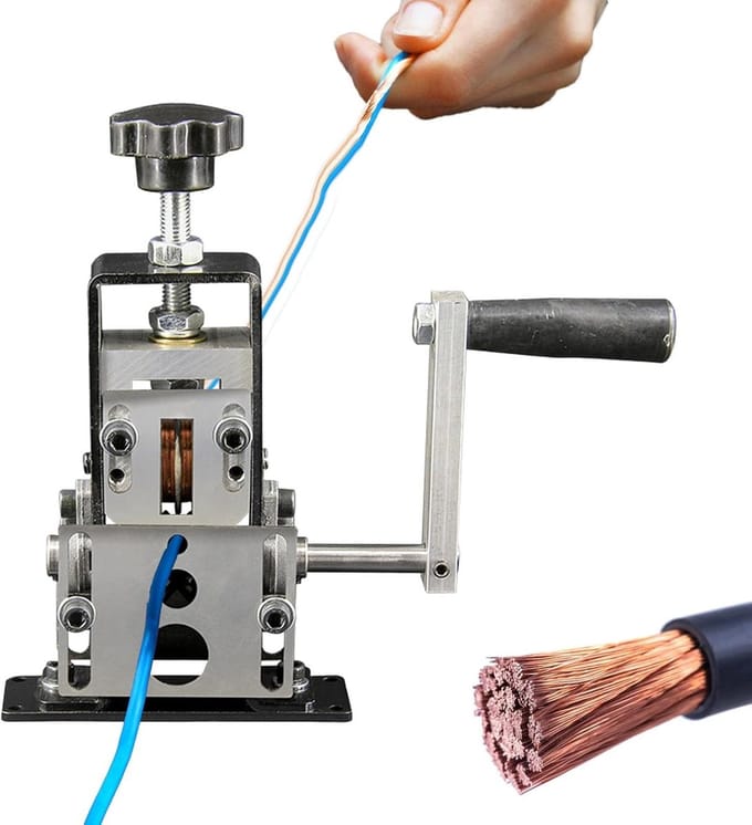 Handmatige Kabelstripper - Draadstripper Machine - Snel Strippen - Robuust Metaal - 1-20mm Doorsnede - Standaard