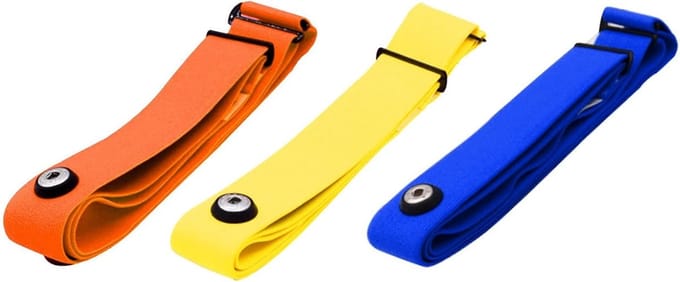 Hartslagband Borstband - Elastische Band - Sport Metingen - Verstelbare Pasvorm - 3 Stuks - Multicolor