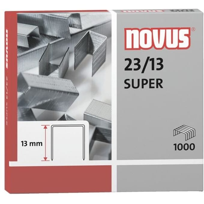 nietjes Novus 23/13 super doos à 1000 stuks