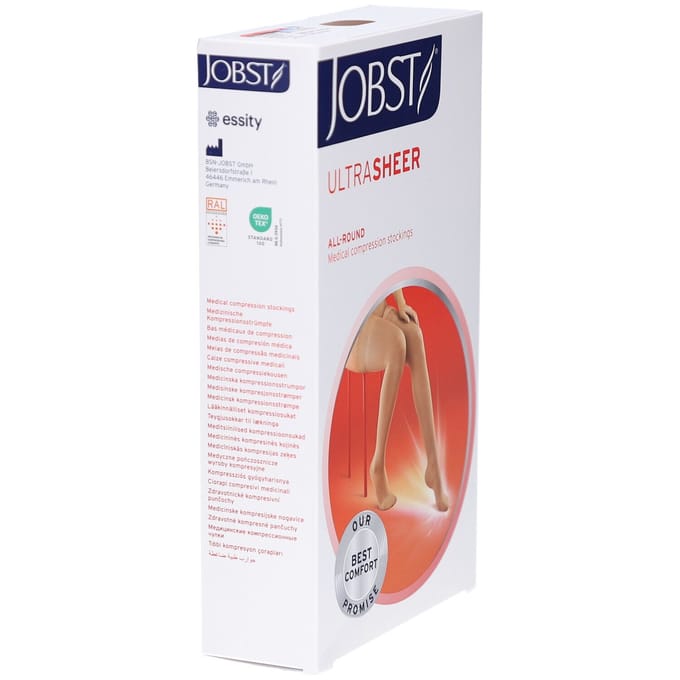 JOBST UltraSheer Kompressions-Schenkelstrümpfe 1
