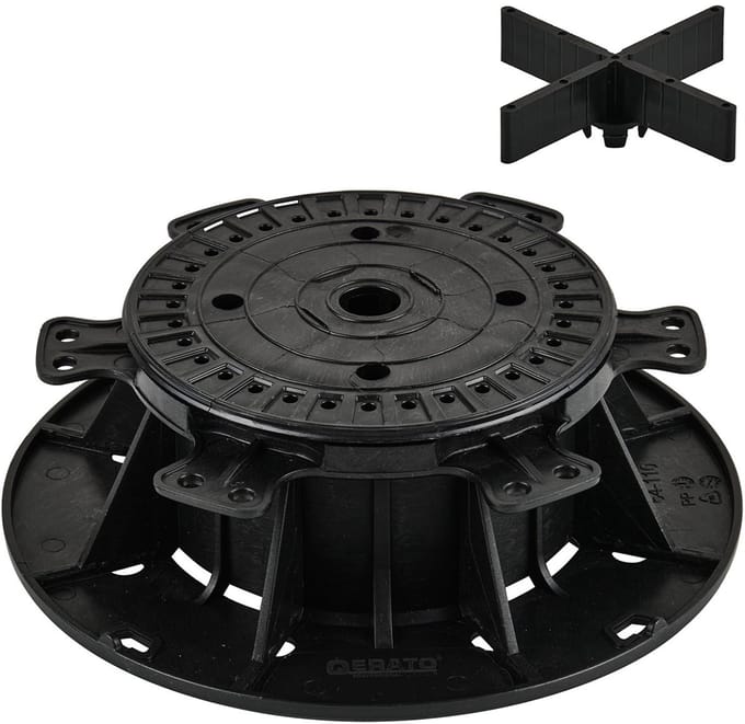 Qerato Verstelbare Tegeldrager Voor Terras BP 64-110 mm 10 Stuks